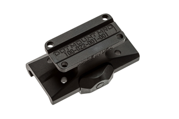Reptilia,llc 125334 REPTILLA,LLC 100022 Dot Mount  Lower 1/3 Co-Witness for Trijicon MRO  Black Hard