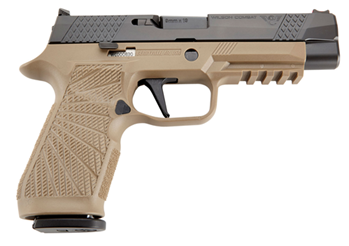 Wilson Combat SIGWCP320F9TATC P320  9mm Luger 4.70" 17+1 Tan Black DLC Steel Tan