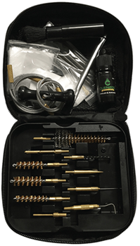 Clenzoil Unlimi 125645 Clenzoil 2236 Field & Range  Multi-Caliber Handgun/Rifle Tactical Kit Black Bras