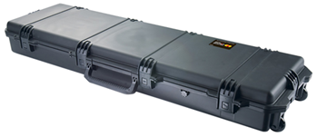Pelican Storm C 12625 Pelican IM3300 Storm Long Case Black HPX Resin 2 Guns w/Wheels