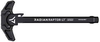 Radian Weapons 126483 RADIAN WEAPONS R0367 Raptor-LT  Charging Handle Sig MPX Black Aluminum/Polymer