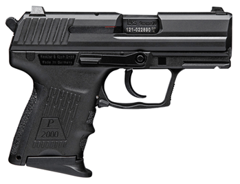 Heckler & Koch  HK 81000055 P2000SK V3 9mm Luger 3.26" 10+1 Black Black Interchangeable Backstra