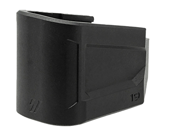 Strike Industri 126727 Strike EMP-G19 Enhanced Magazine Plate  for Glock 19  Black Polymer +5