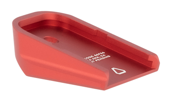 126730 Strike Industries GALBPRED Base Plate  made of 6061-T6 Aluminum with Red Finish