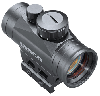 126838 Tasco TRDPCC Pro Point  Matte Black 1x30mm 3 MOA Illuminated Red Dot Reticle Fea