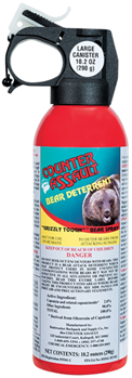 Adventure Medic 127142 Counter Assault 15067027 Bear Spray  Capsaicin 8.10 oz/10.20 oz (Magnum Value Pa