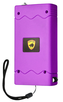 Skyline Usa Inc 127227 Guard Dog SDGDDHVPR Disabler Stun Gun  with Flashlight Purple Rubber Coated
