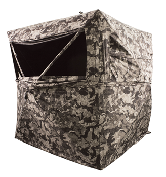 Gsm Outdoors 127311 HME HMEGRDBLND3CVD Executioner Three-Person Blind Ground Cervidae Camo Polyester