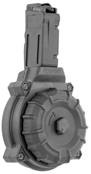 Promag 127440 ProMag DRMA21 Sig  9mm Luger Sig Sauer MPX 50rd Black Drum Polymer