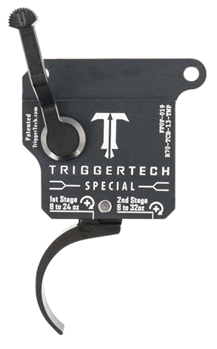 Triggertech 127445 TriggerTech R70TCB13TNP Special  Two-Stage Pro Curved Trigger with 1-3.50 lbs Dr