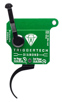 Triggertech 127447 TriggerTech R70TGB02TNP Diamond  Two-Stage Pro Curved Trigger with 0.50-2.80 lbs