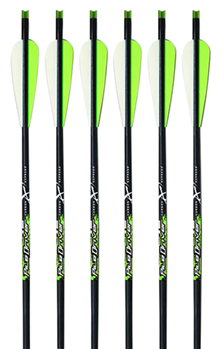 Feradyne Inc 127500 Carbon Express 52140 Piledriver Crossbolt  Black/Green Carbon Fiber Composite 20