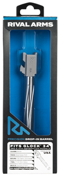 127744 Rival Arms RA20G701D Precision V1 Drop-In Barrel 9mm Luger 5.31" Stainless PVD F