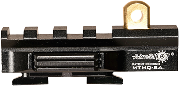 Aimshot 128041 AimShot MTMQRBA Bipod Adaptor  M-LOK 2.50" Black Hardcoat Anodized Aluminum Quic