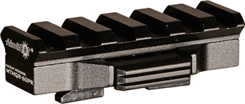 Aimshot 128043 AimShot MTMQR60PR M-LOK Adapter  Picatinny Rail 2.25" Black Hardcoat Anodized Al