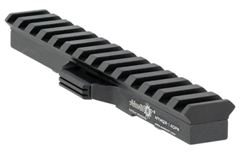 Aimshot 128044 AimShot MTMQR140PR M-LOK Adapter  Picatinny Rail 5.50" Black Hardcoat Anodized A