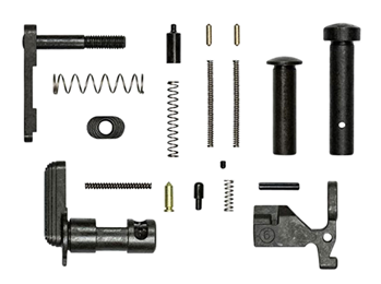 128091 Aero Precision APRH100385C Lower Parts Kit  AR-15 Black (No FCG & Grip)