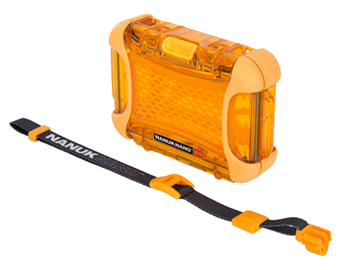 Nanuk (plastica 128114 Nanuk 310-0003 Nano 310 Water-Resistant Orange Polycarbonate Material with Power
