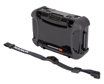 Nanuk (plastica 128170 Nanuk 320-0001 Nano 320 Water-Resistant Black Polycarbonate Material with PowerC