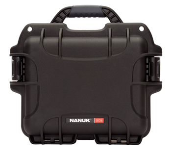 Nanuk (plastica 128175 Nanuk 908-1001 908  Waterproof Black Resin with Foam Padding & Airline Approved
