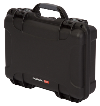 Nanuk (plastica 128181 Nanuk 910-GLOCK1 910 Glock Compatible 2 Up Pistol Case Black Polymer with Latche