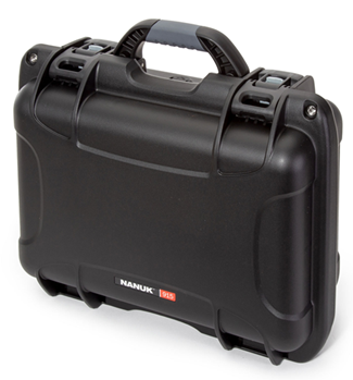 Nanuk (plastica 128182 Nanuk 915-1001 915  Black Polymer with Foam Padding & Latches 13.80" L x 9.30" W