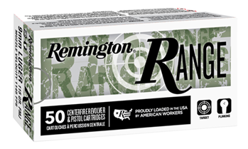 128486 Remington Ammunition 28565 Range  9mm Luger 124 gr Full Metal Jacket (FMJ) 50 Bx