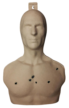 128525 Birchwood Casey 3DTGT-3PK Silhouette Target  21.50" H x 14" W x 4.70" D 3D Tan 3