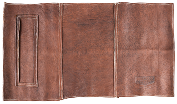 128616 Birchwood Casey 30224 Handgun Service Mat  made of Brown Deer Hide with Integrat