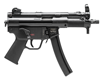 Heckler & Koch  HK 81000481 SP5K PDW 9mm Luger 5.83" (2) 30+1 Black Black Polymer Grip