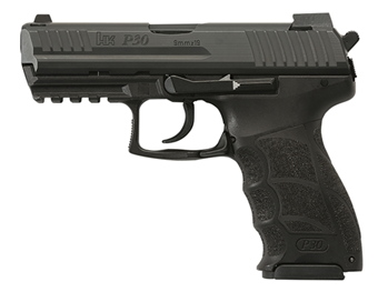 Heckler & Koch  HK 81000108 P30 V3 SA/DA 9mm Luger 3.85" (3) 17+1 Blued Steel Slide Black Interc
