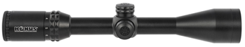 128861 Konus 7279 KonusPro 275 Matte Black 3-10x40mm 1" Tube Dual Illuminated (Blue/Red