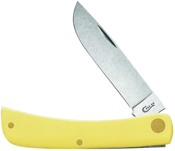 Case & Sons Cut 129052 Case 00032 Sod Buster Jr.  2.80" Folding Skinner Plain Tumble Polish Chrome Vana