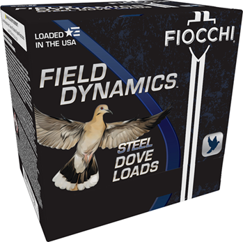 Fiocchi Ammunit 129250 Fiocchi 12DLS187 Field Dynamics  12 Gauge 2.75" 1 1/8 oz 7 Shot 25 Bx/10 Cs