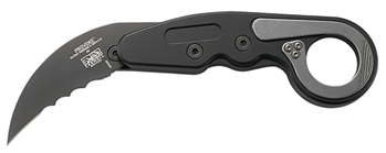 129434 Columbia River 4040V Provoke  2.41" Veff Serrated Black Titanium Nitride D2 Stee