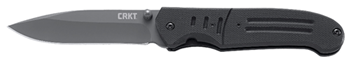 129442 Columbia River 6860 Ignitor T 3.38" Drop Point Plain TiCN 8Cr14MoV SS G10 Black