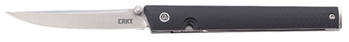 129455 Columbia River 7096 CEO  3.11" Plain Satin 8Cr13MoV SS FRN Black Handle Folding