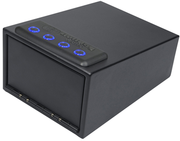 Bulldog Cases 129711 Bulldog BD4030L Magnum LED Quick Vault Access Code/Key Black Steel