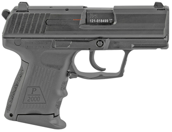 Heckler & Koch  HK 81000059 P2000SK V3 SA/DA 40 S&W 3.26" 9+1 (2) Black Steel Slide Black Interc