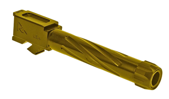 129786 Rival Arms RA20G102E Precision V1 Drop-In Barrel 9mm Luger 4.49" Gold PVD Finish