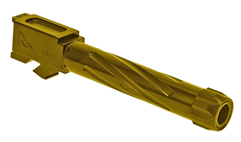 129793 Rival Arms RA20G202E Precision V1 Drop-In Barrel 9mm Luger 4.02" Gold PVD Finish