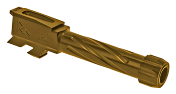 129802 Rival Arms RA20G302E Precision V1 Drop-In Barrel 9mm Luger 3.41" Gold PVD Finish