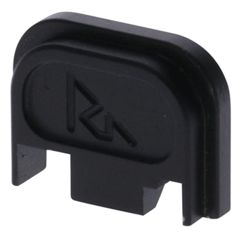 129819 Rival Arms RA43G002A Slide Back Cover Plate  Single Stack Black Anodized Aluminu