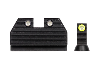 129901 Night Fision CZU078019DYGZG Optics Ready Stealth Night Sight Set Square Tritium