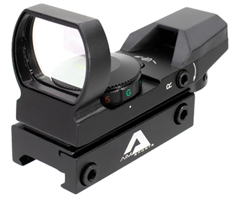 Aim Sports Inc 130100 Aim Sports RT4S01 Reflex Special Ops Edition Matte Black 1x34mm 3 MOA Dual Illum