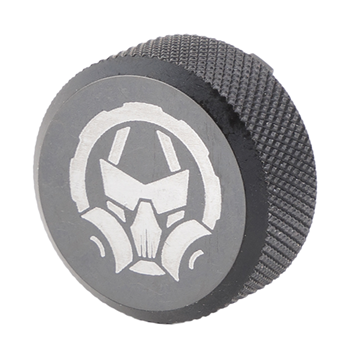 Dead Air Armame 130274 Dead Air DM3000 Front Cap Tool  Steel Black Fits Ghost/Mask Suppressor