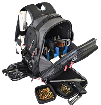 G.p.s Bag (gsm) 130453 G*Outdoors GPS-1812BPG Executive Range Backpack with 5 Gun Cradle Gray