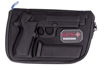 G.p.s Bag (gsm) 130491 G*Outdoors GPS-909PC Custom Molded Pistol Case with Lockable Zippers, Internal M