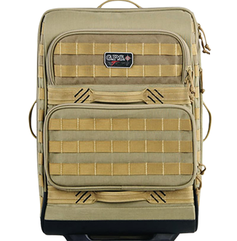 G.p.s Bag (gsm) 130528 G*Outdoors GPS-T2214RCT Tactical Operations Rolling Case Tan 1000D Polyester wit