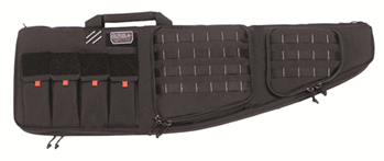 G.p.s Bag (gsm) 130540 G*Outdoors GPS-T43ARDB Tactical AR Case 43" Black 1000D Polyester with Mag & Sto